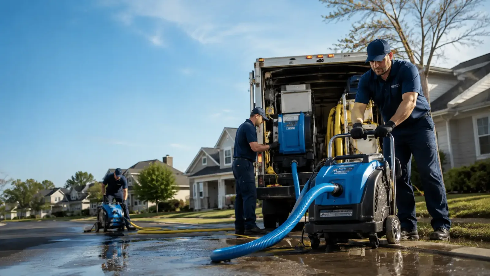 Flood Damage Cleanup in Federal Dam, MN